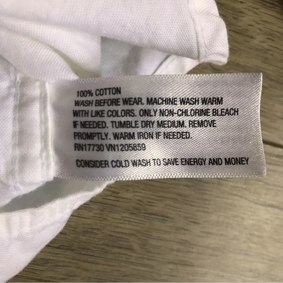 🔴 3 for $25 🔴 Long Sleeve Button Down Shirt • Cat & Jack sz 6/7 - Picture 4 of 4